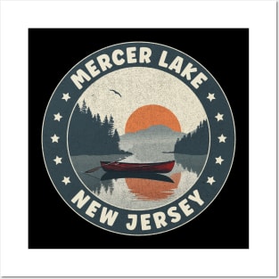 Mercer Lake New Jersey Sunset Posters and Art